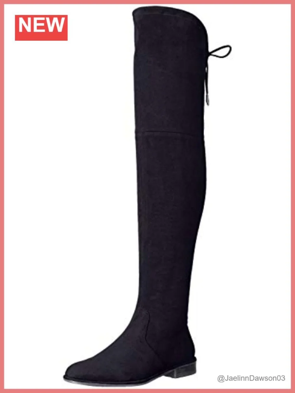Marc Fisher Faux Suede Over-the-Knee Riding Boot Block Heel